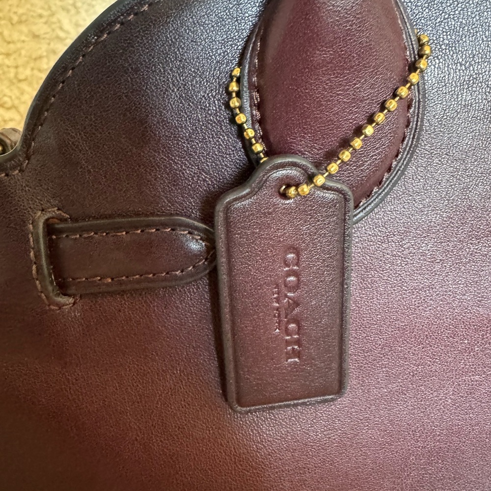 NEW Coach Empire 28 in Merlot - Picture 7 of 13
